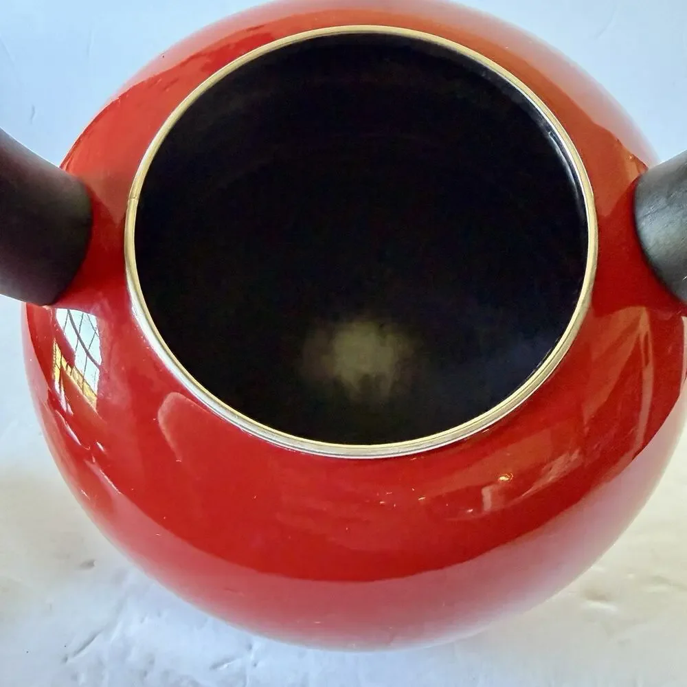 Kitchenaid Red Teapot‎ Enameled Stainless Steel Whistling Tea Kettle